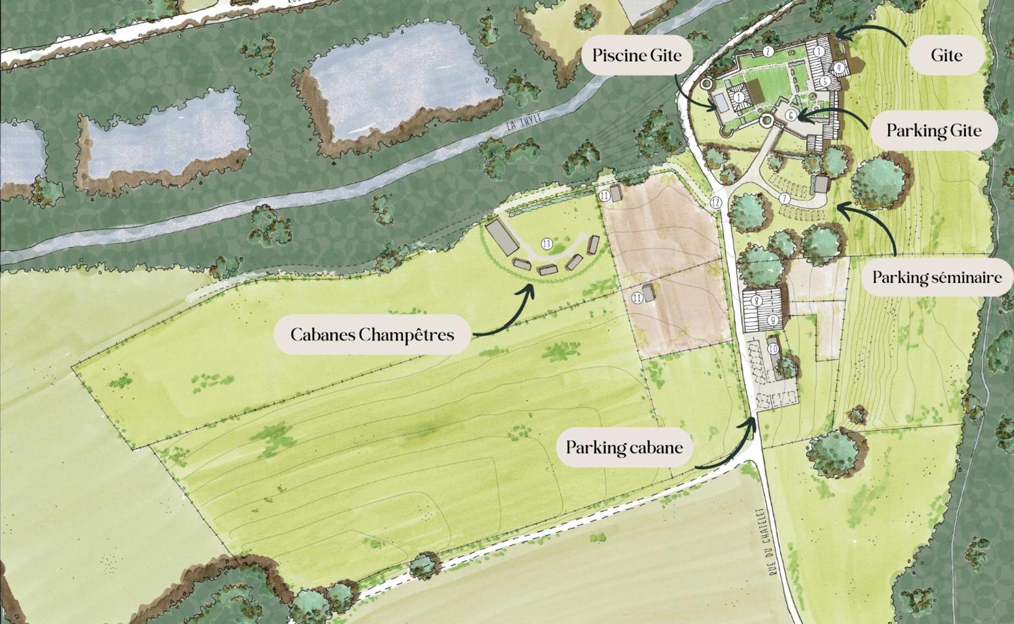 Les Cabanes Champetres - Le Domaine Des Trois Tilleuls Villers-la-Ville Ngoại thất bức ảnh
