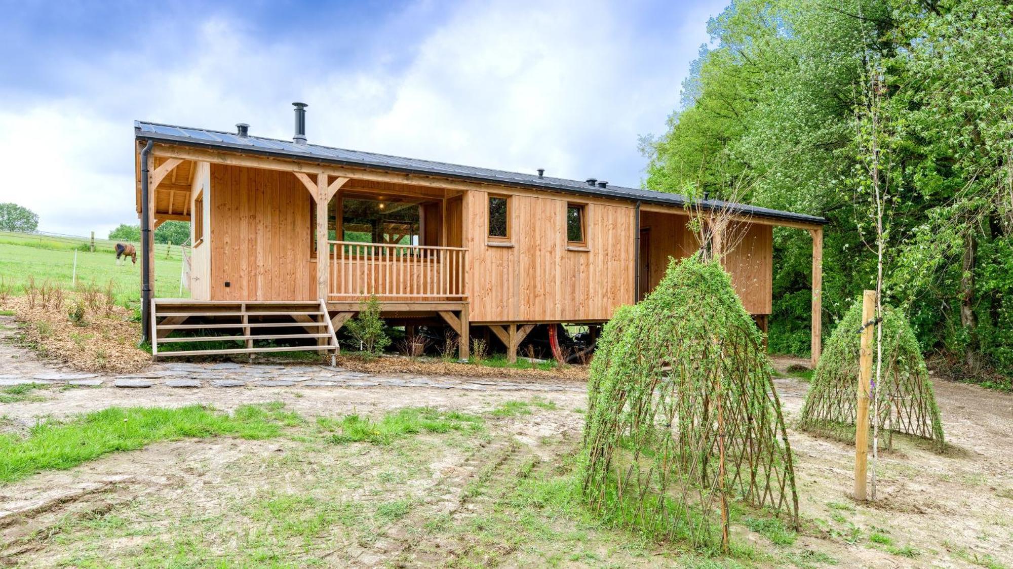 Les Cabanes Champetres - Le Domaine Des Trois Tilleuls Villers-la-Ville Ngoại thất bức ảnh