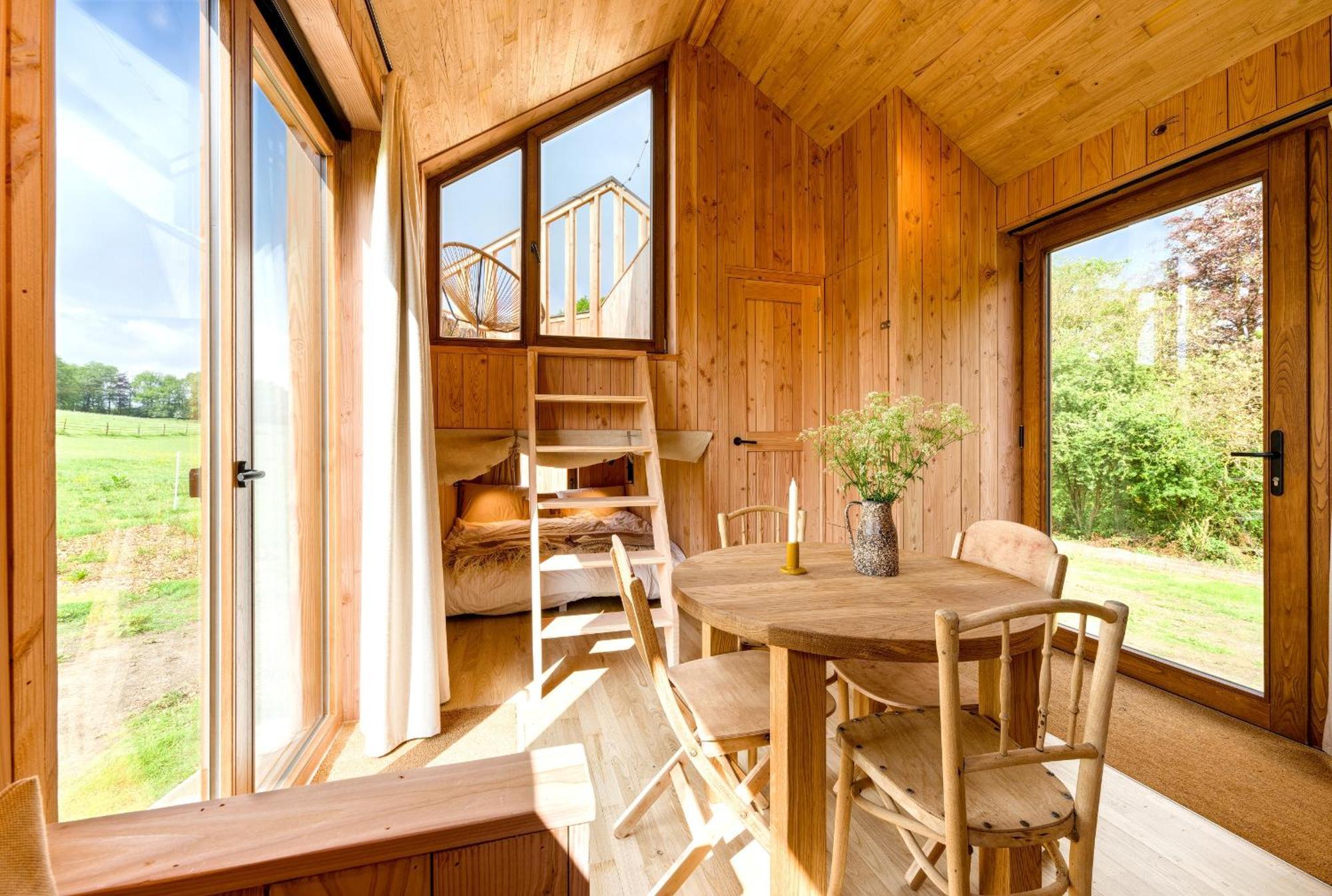 Les Cabanes Champetres - Le Domaine Des Trois Tilleuls Villers-la-Ville Ngoại thất bức ảnh