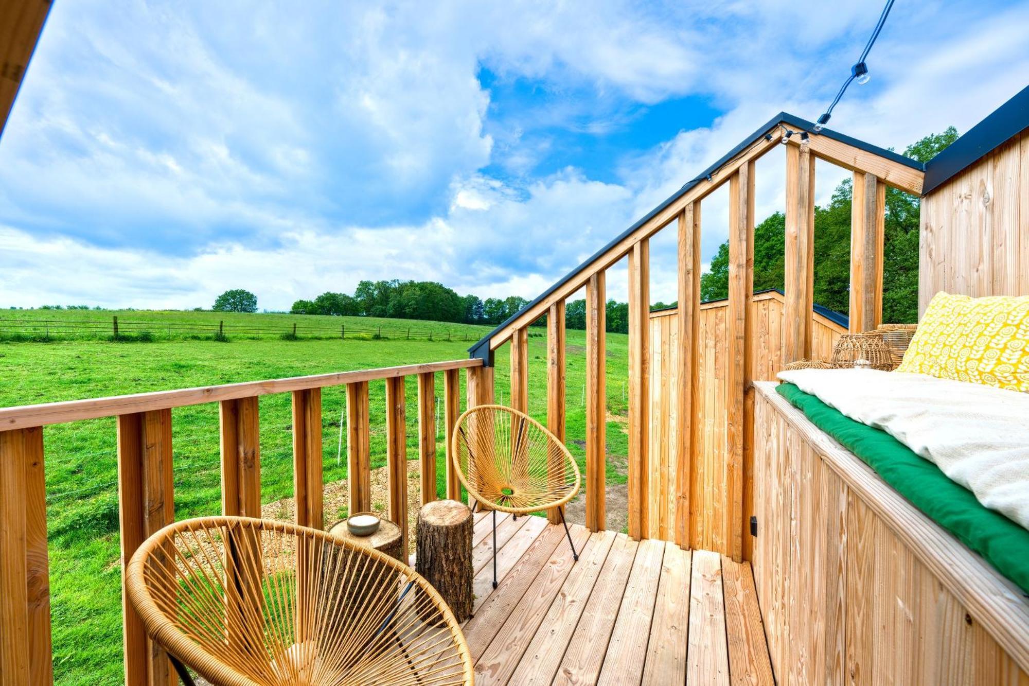 Les Cabanes Champetres - Le Domaine Des Trois Tilleuls Villers-la-Ville Ngoại thất bức ảnh